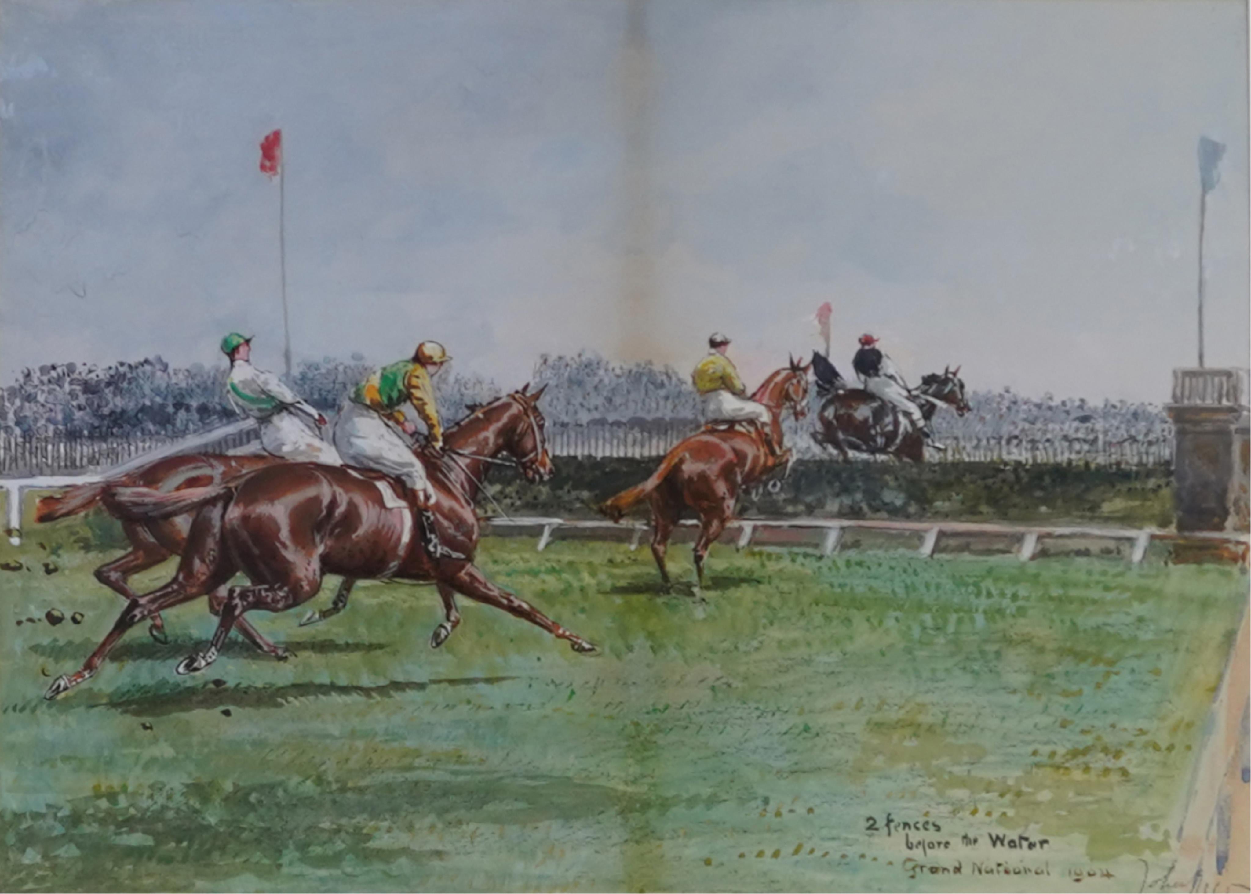 John Beer, (1860-1930), 'Grand National, 1904'